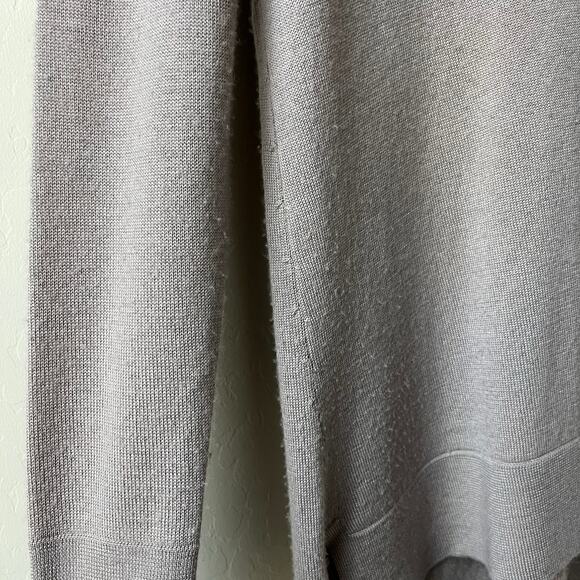 The Row Sweater Cashmere Gray V-Neck Long Sleeve Pullover Sweater Size M - Picture 6 of 10